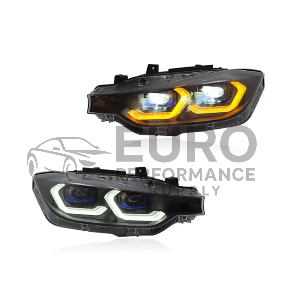 BMW 3 Series F30 F31 F35 2012-2018 Front Light Dual color White - Yellow Drl