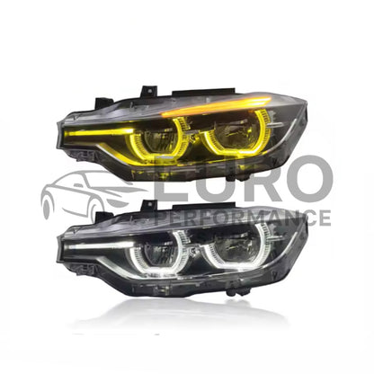 BMW Series 3 F30 F35 F80 2013-2018 LED Xenon Dual Color ( Yellow & White)