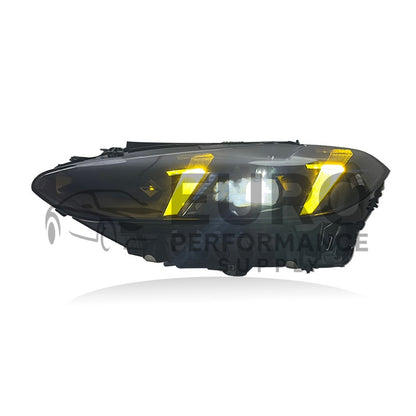 Bmw 4 Series G22 G23 G82 (2021-2024) Upgrade 2025 Style Yellow White Headlight