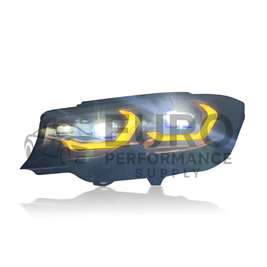 BMW 3er G20 2019–2022 Laser-Scheinwerfer, zweifarbig, weiß – gelbes Tagfahrlicht